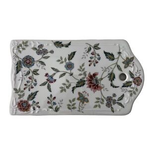 Andrea by Sadek Floral Cheese Plate Wall Hanging Ceramic Decorative Rectangle